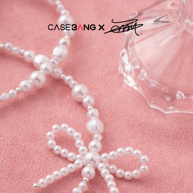 Classic White Bow Cross-body Strap