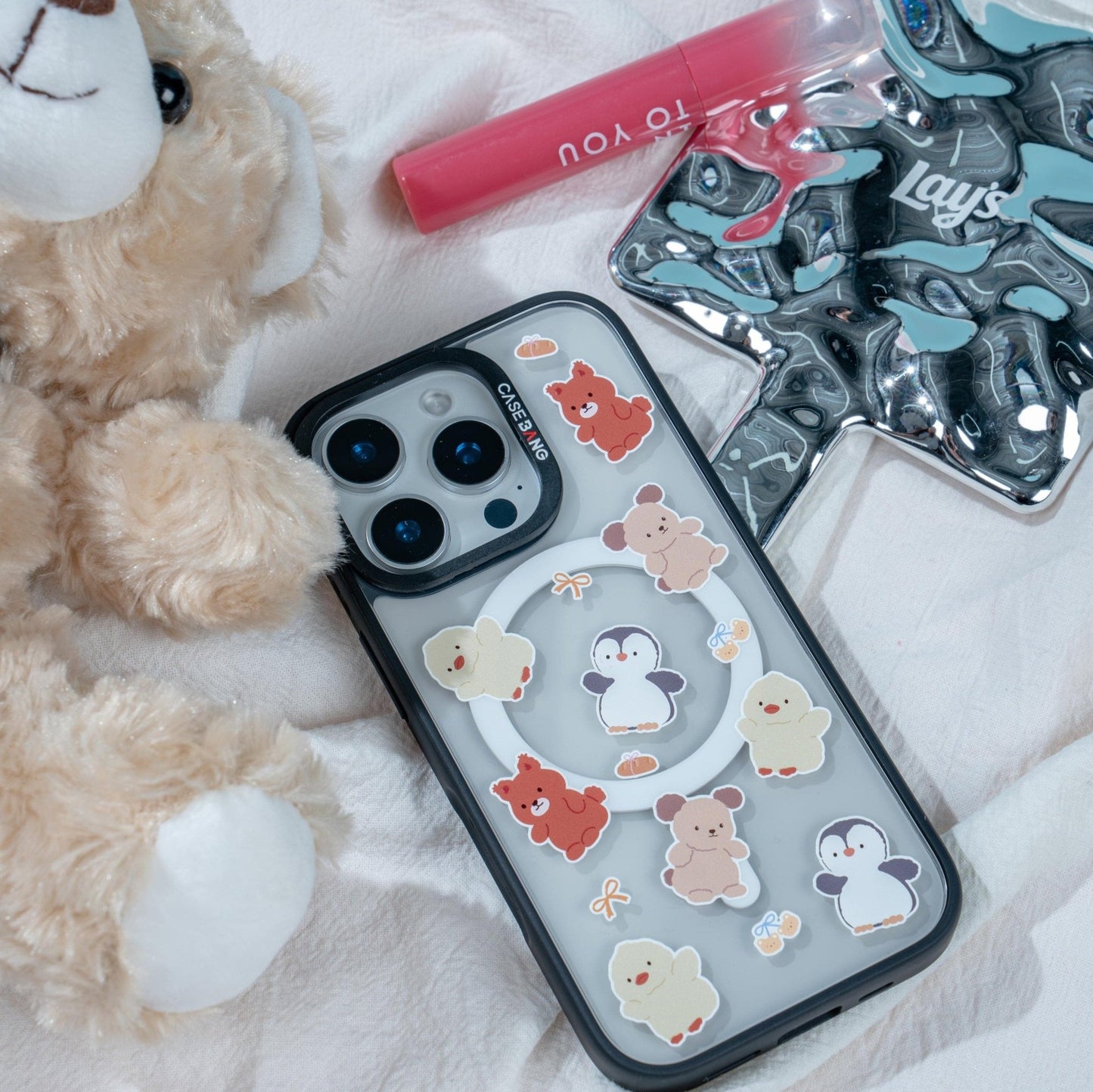 Bear With Friend Imagisnap - CaseBangImagisnapCaseBangiPhone 13Back Cover+Base Case