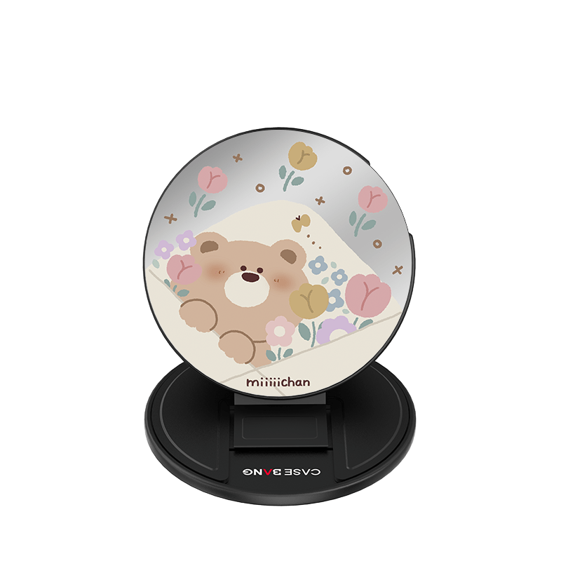 CaseBang Base Stand + Back Cover Bear-in-Note Magsafe Grip Stand