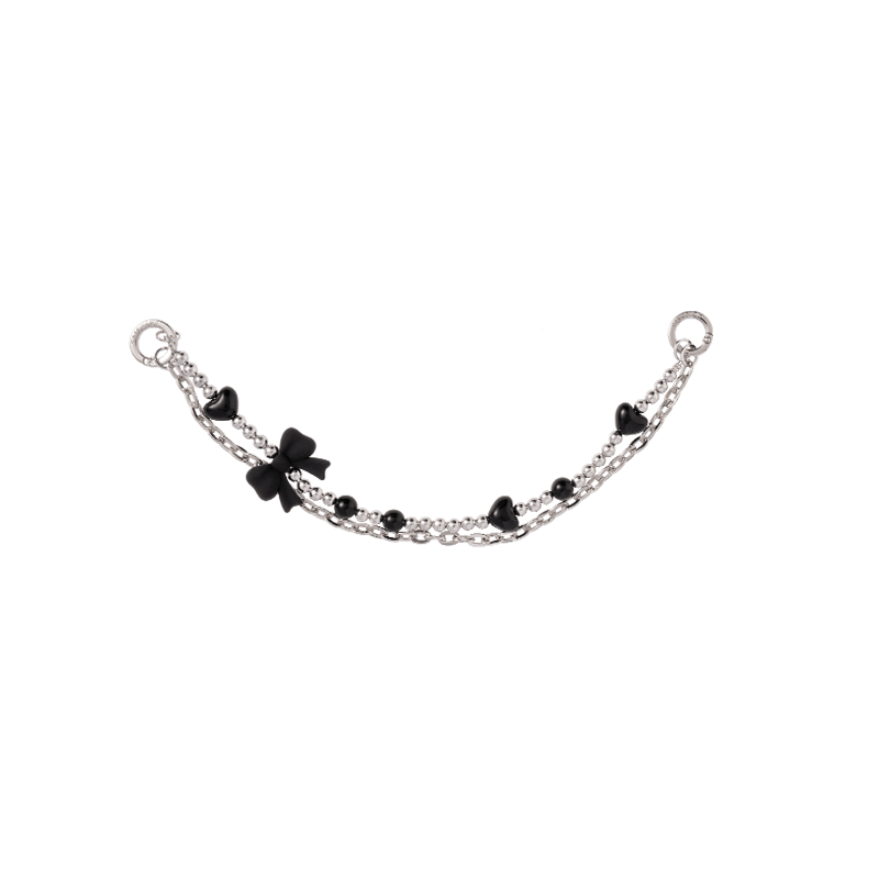 Classic Black Bow Phone Charm - CaseBangPhone CharmCaseBang