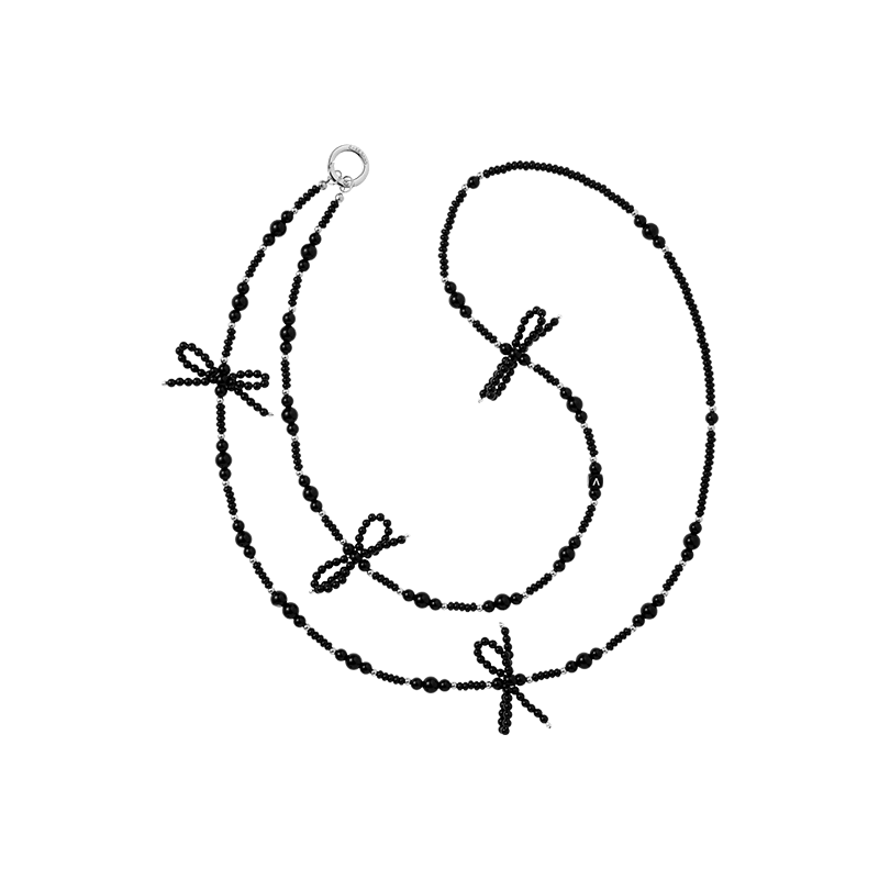 Classic Bow Cross - body Strap - CaseBangPhone CharmCaseBangBlack