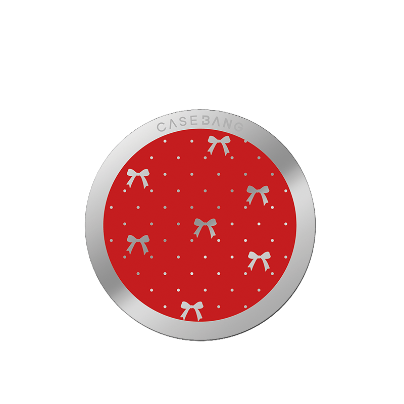 Classic Red Bow MagSafe Grip Stand - CaseBangMagsafe Grip StandCaseBangBack Cover