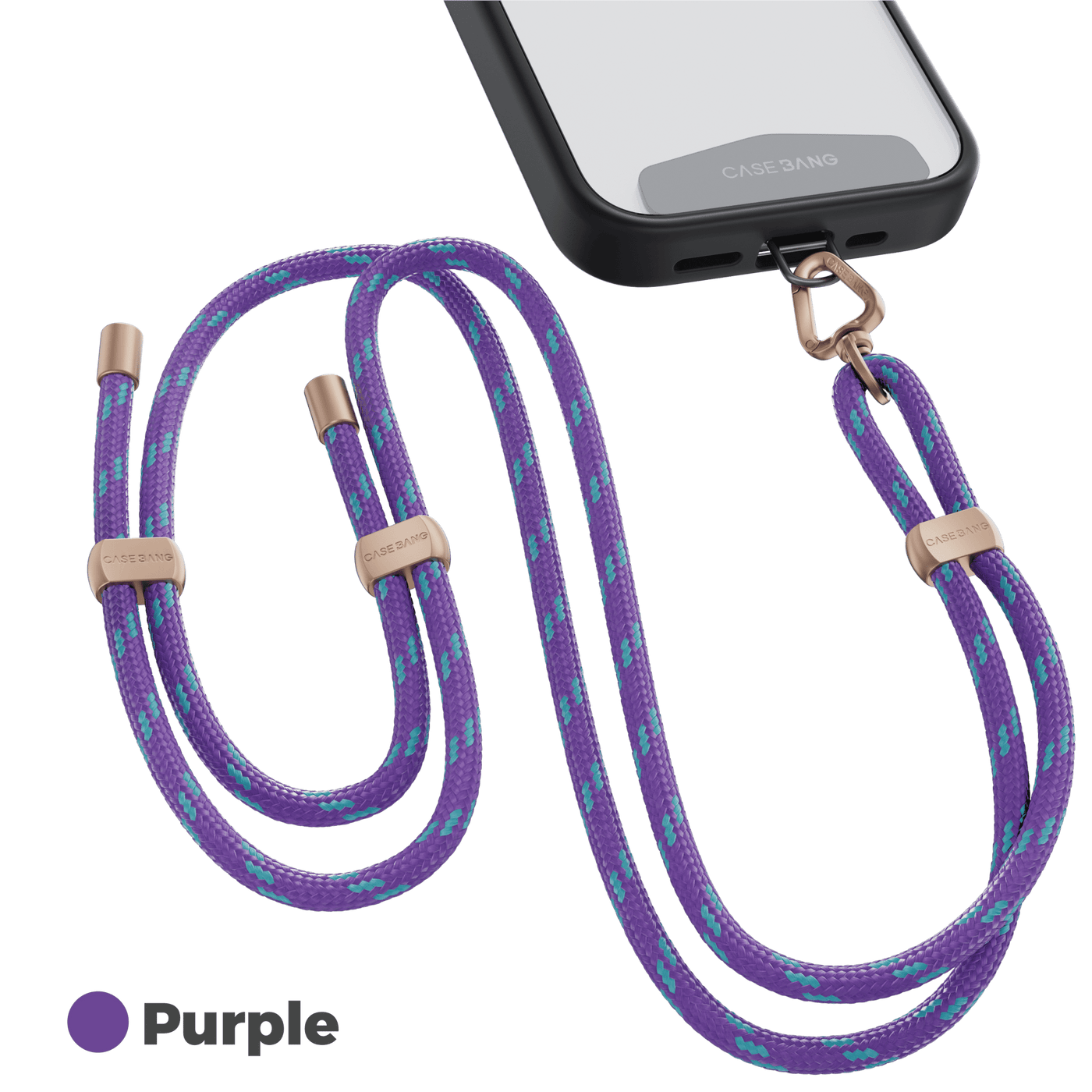 Cross - body Braid Charm - CaseBangCross - body CharmCaseBangPurple