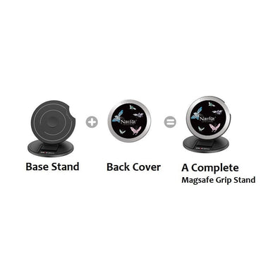 Dream Of Butterfly MagSafe Grip Stand - CaseBangMagsafe Grip StandCaseBangBase Stand + Back Cover