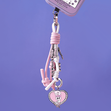 Esther Bunny Pink Pendant - CaseBangPendantCaseBang