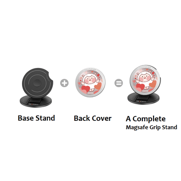 Flying Dongdong MagSafe Grip Stand - CaseBangMagsafe Grip StandCaseBangLoving Flying DongdongBase Stand + Back Cover