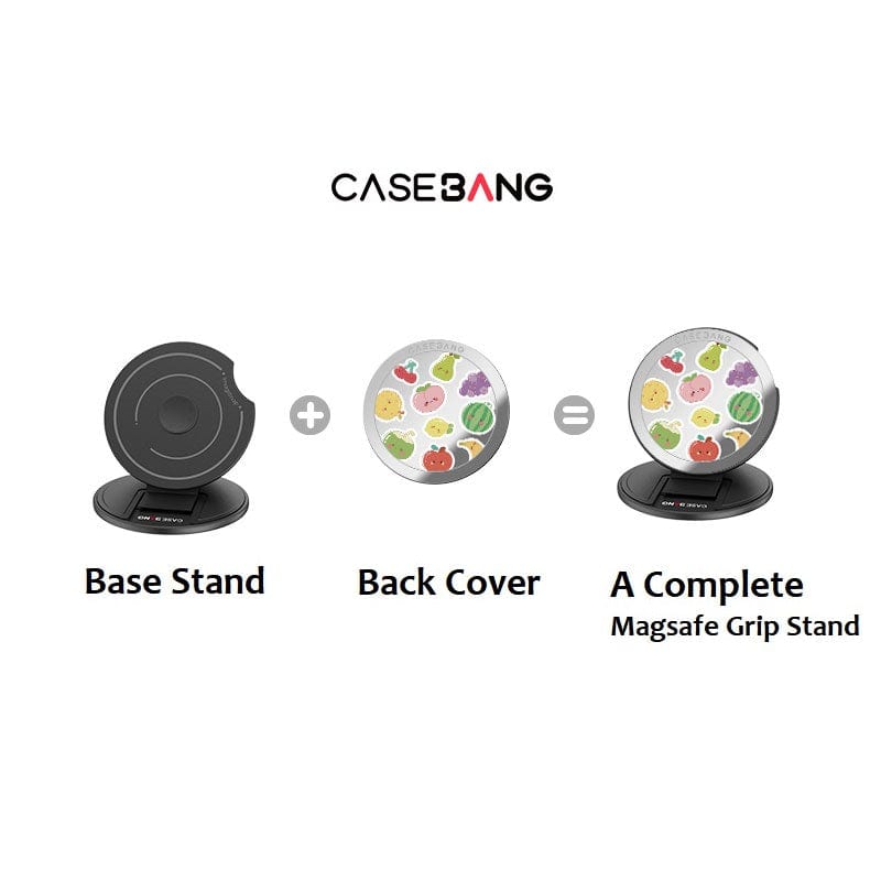 Fruit Series MagSafe Grip Stand - CaseBangMagsafe Grip StandCaseBangFruit PartyBase Stand + Back Cover