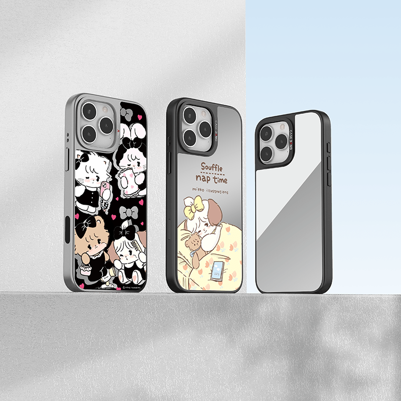 Mikko illustration Silver Unijoy - CaseBangUnijoyCaseBangSweetie MikkoiPhone 14 Pro