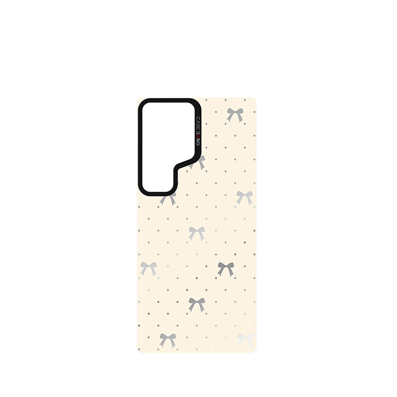 Milkshake White Bow Imagisnap - CaseBangImagisnapCaseBangiPhone 17 Pro MaxBack Cover