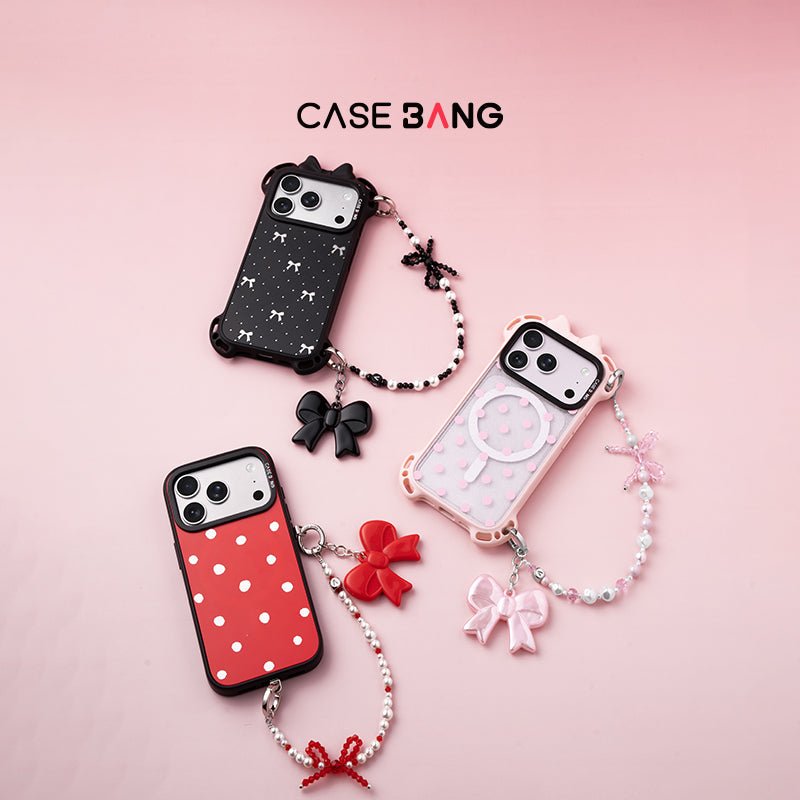 Red Bow Phone Charm - CaseBangPhone CharmCaseBang