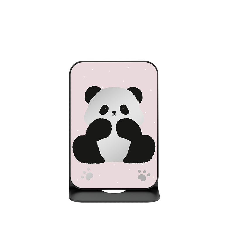 Porte-monnaie support Magsafe Panda Rose