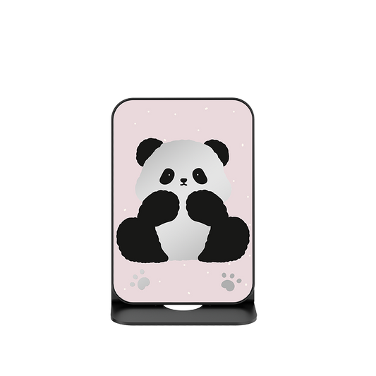 Pink Panda Magsafe Wallet Stand