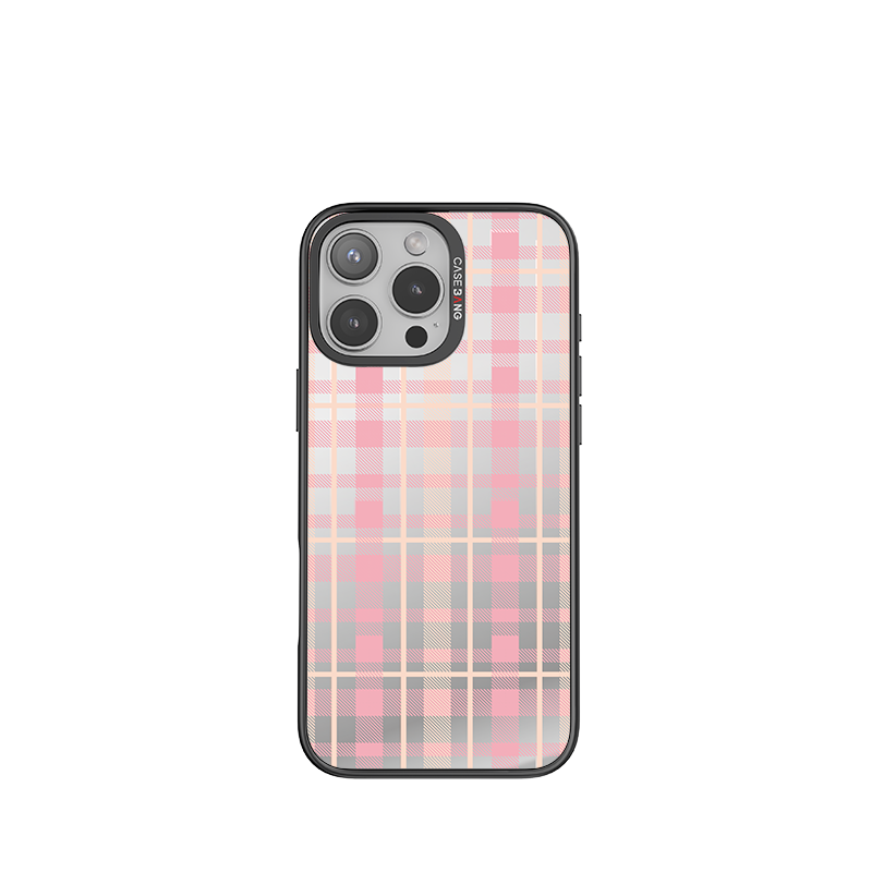 CREAMY PINK PLAID Imagisnap