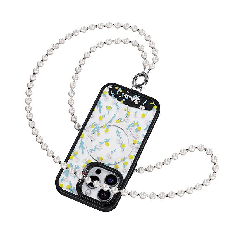 Pearl Coss-body Phone Charm