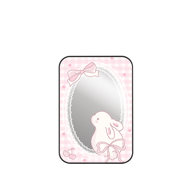 Rabbit in the mirror MagSafe Wallet Stand