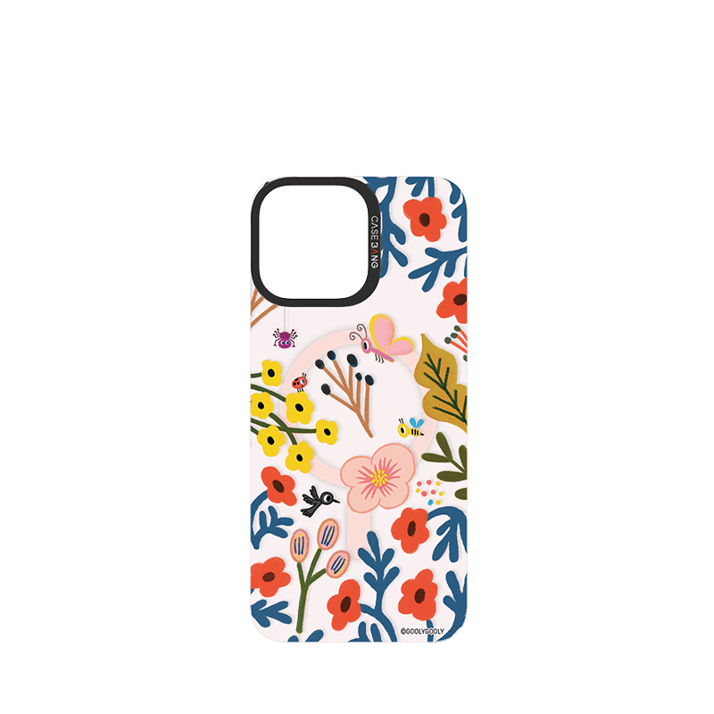 CaseBang Imagisnap Patchwork Dreams magsafe interchangeable phone case For iPhone 13-16 series iPhone 16 Pro Max / Back Cover Courious Forest Imagisnap