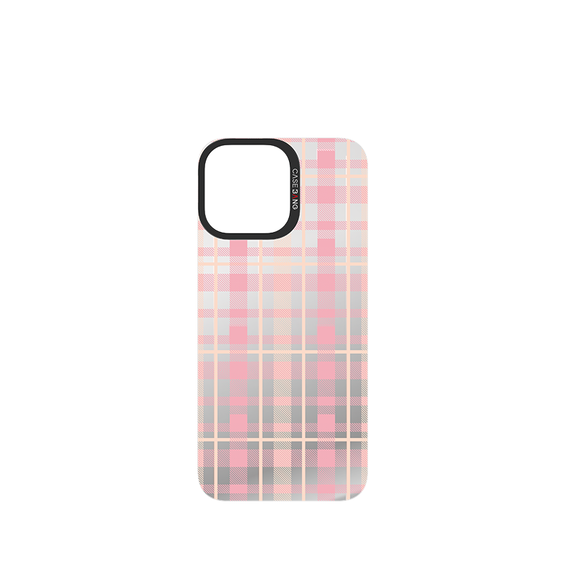 CREAMY PINK PLAID Imagisnap