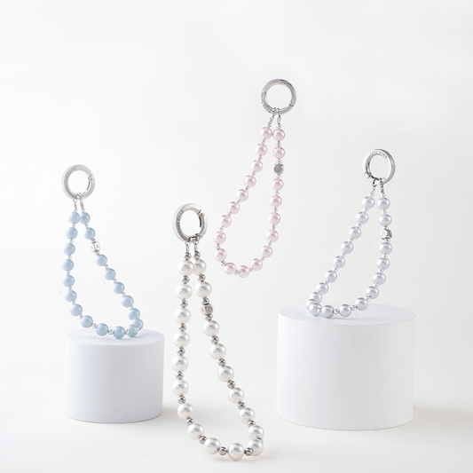 Casebang Wrist Strap Casebang phone accessories smooth white Pearl Wrist Strap protect your phone Pearl Wrist Strap