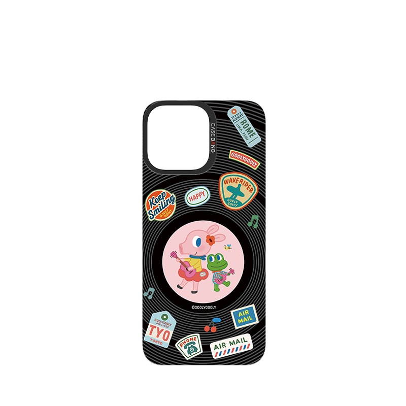 CaseBang Imagisnap Patchwork Dreams magsafe interchangeable phone case For iPhone 13-16 series iPhone 16 Pro Max / Back Cover Daisy Records Imagisnap