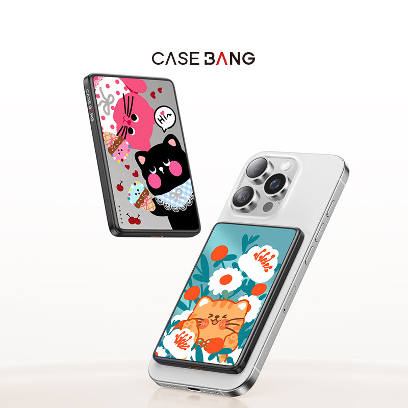 Couple Cat Magnetic Power Bank