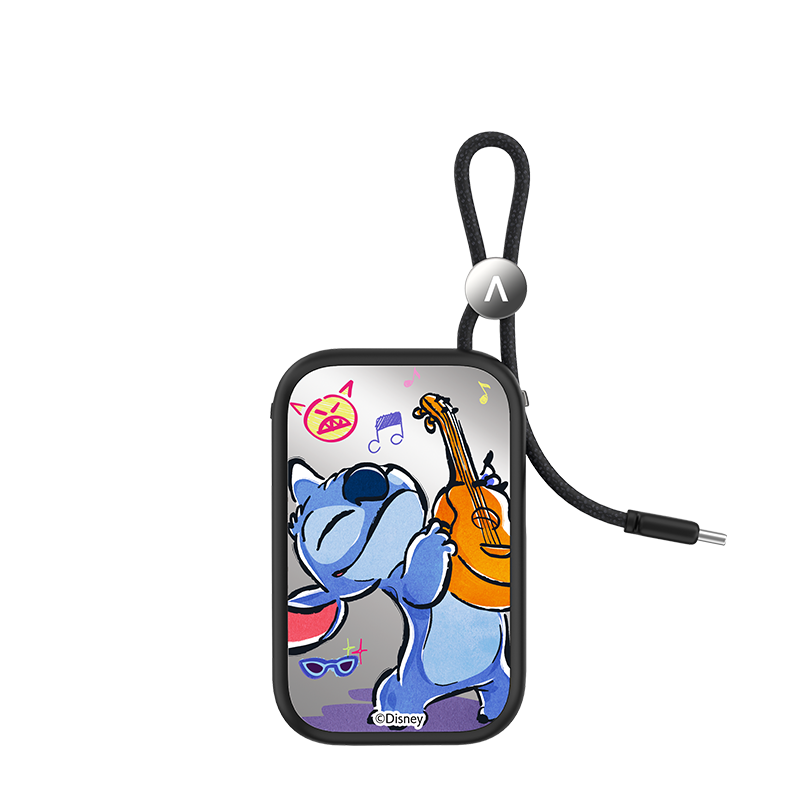Disney Stitch Power Bank Build-in Cable
