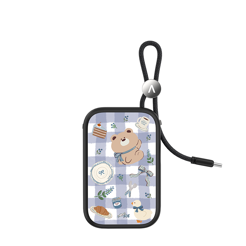 Miiiiichan Dessert Bear Power Bank avec câble intégré