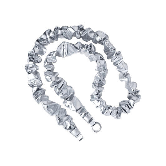 Charm croisé argent clair au clair de lune