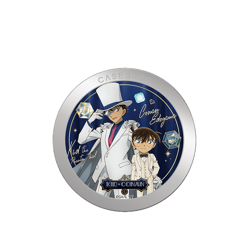 Gem Detective Conan & kid MagSafe Grip Stand back cover