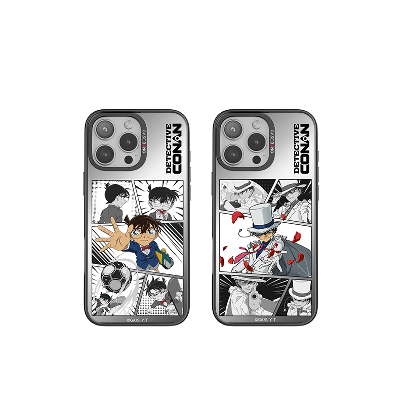 casebang magnetic mirror phone case Conan & Kid interchangeable case