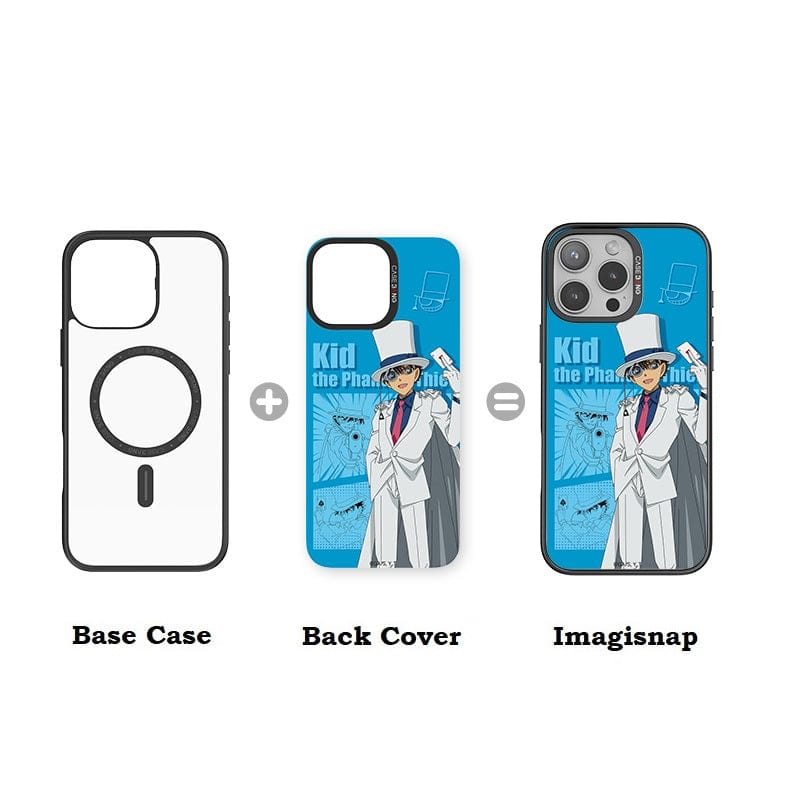 casebang strong magnetic phone case Kaito Panels blue interchangeable case
