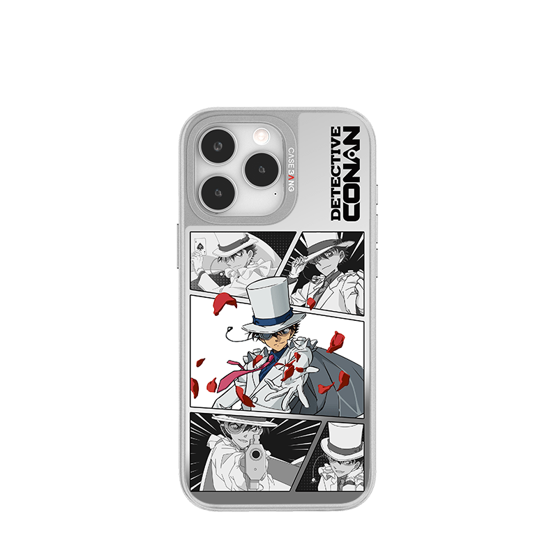 CaseBang Unijoy DETECTIVE CONAN Silver Unijoy Kaito Kid Panels / iPhone 14 Pro DETECTIVE CONAN Silver Unijoy