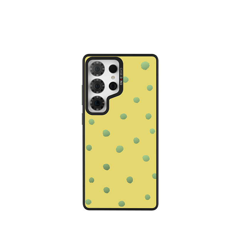 Apricot Yellow Polka Dots Imagisnap - CaseBangImagisnapCaseBangSamsung S25 UltraBack Cover+Base Case