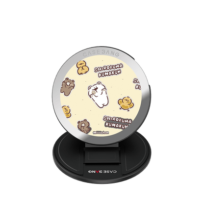 Bakery Bear MagSafe Grip Stand - CaseBangMagsafe Grip StandCaseBangCustard BearBase Stand + Back Cover