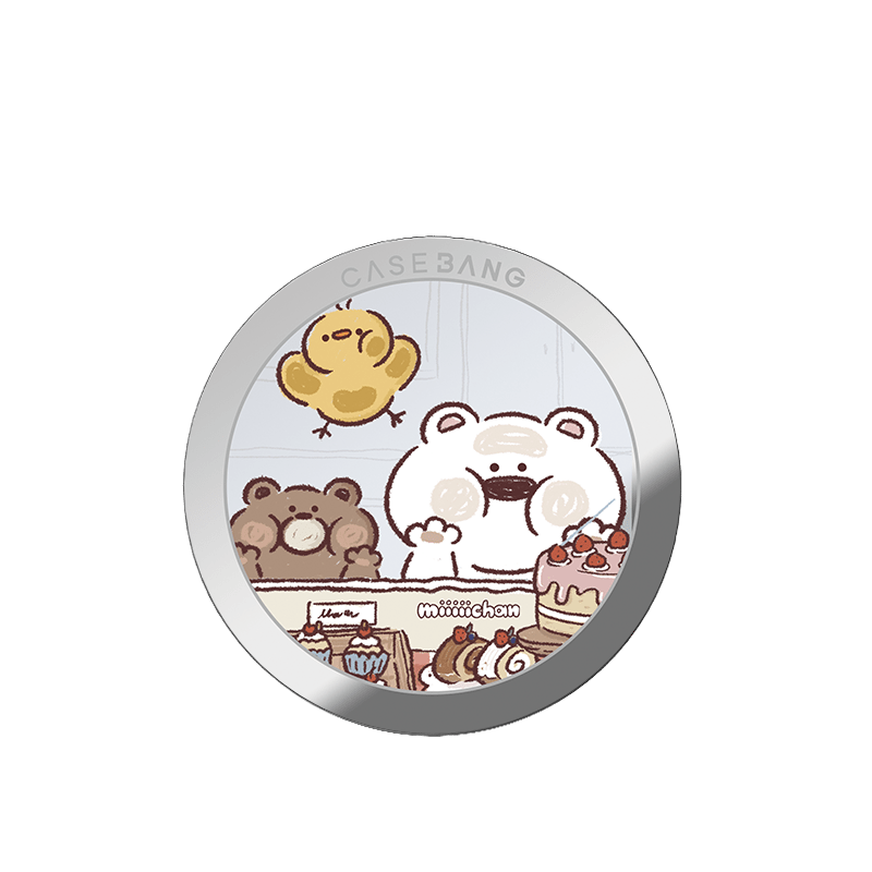 Bakery Bear MagSafe Grip Stand - CaseBangMagsafe Grip StandCaseBangDessert StoreBack Cover