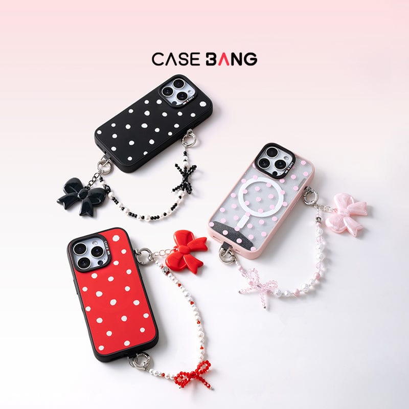 Black Bow Hand - carried Charm - CaseBangHand - carried CharmCaseBang
