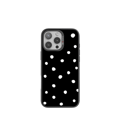 Black Polka Dots Imagisnap - CaseBangImagisnapCaseBangiPhone 16 Pro MaxBack Cover+Base Case