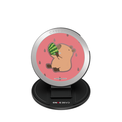 Capybara Series MagSafe Grip Stand - CaseBangMagsafe Grip StandCaseBangWatermelon CapybaraBase Stand + Back Cover