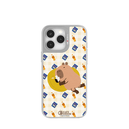 Capybara Silver Unijoy - CaseBangUnijoyCaseBangLying CapybaraiPhone 14 Pro
