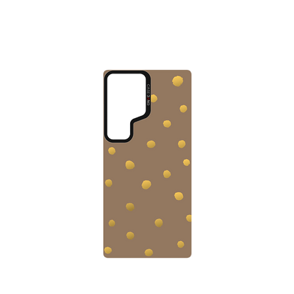 Caramel Brown Polka Dots Imagisnap - CaseBangImagisnapCaseBangSamsung S25 UltraBack Cover