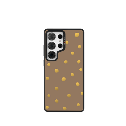 Caramel Brown Polka Dots Imagisnap - CaseBangImagisnapCaseBangSamsung S25 UltraBack Cover+Base Case