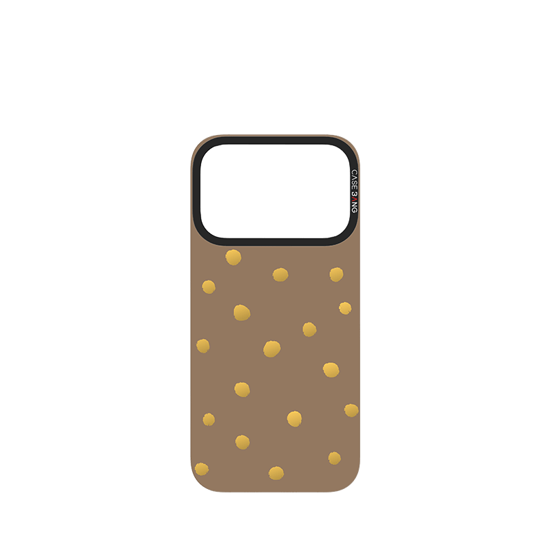 Caramel Brown Polka Dots Imagisnap - CaseBangImagisnapCaseBangiPhone 17 ProBack Cover