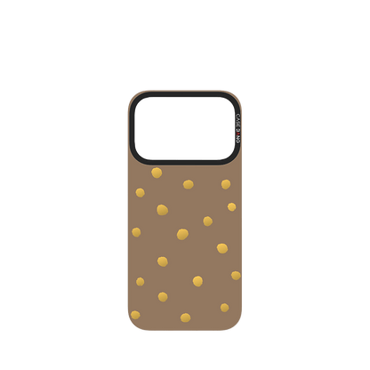 Caramel Brown Polka Dots Imagisnap - CaseBangImagisnapCaseBangiPhone 17 ProBack Cover