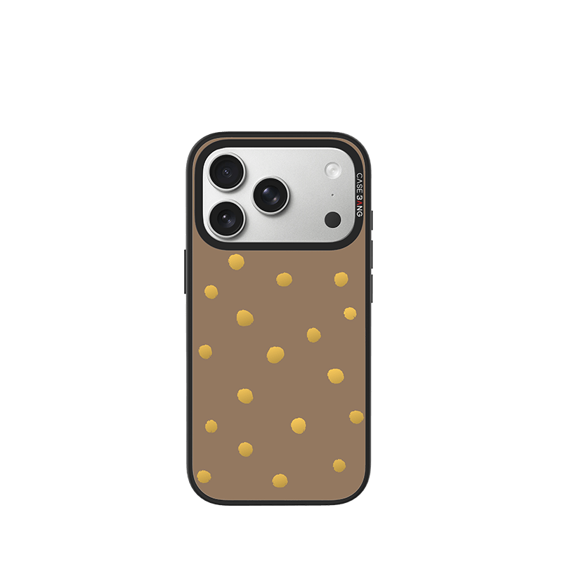 Caramel Brown Polka Dots Imagisnap - CaseBangImagisnapCaseBangiPhone 17 Pro MaxBack Cover+Base Case