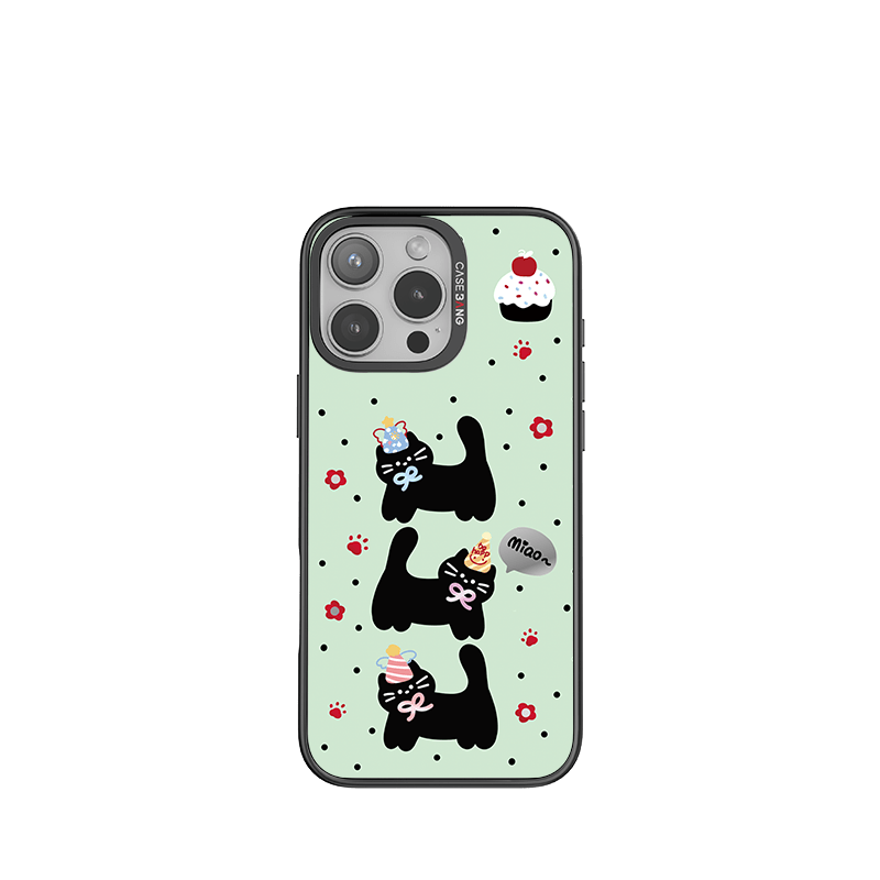 CaseBang 背盖 iPhone 13 / Back Cover+Base Case Cat Party Imagisnap