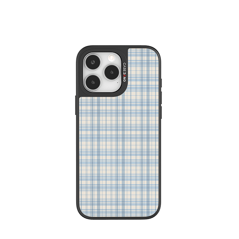 CaseBang 手机壳 iPhone 13 Pro CLASSIC BLUE PLAID UniJoy