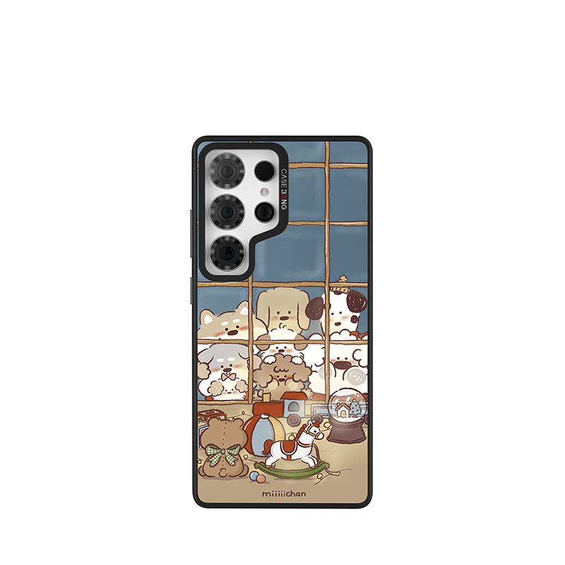 CaseBang 背盖 Samsung S24 / Back Cover+Base Case Dog Shopping Imagisnap