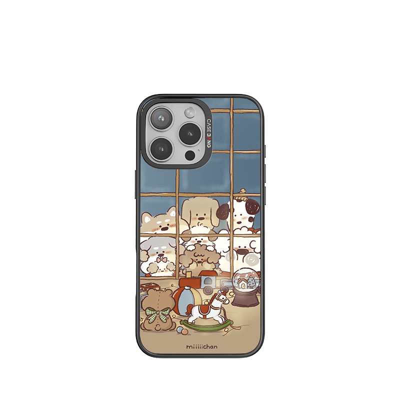 CaseBang 背盖 iPhone 13 / Back Cover+Base Case Dog Shopping Imagisnap