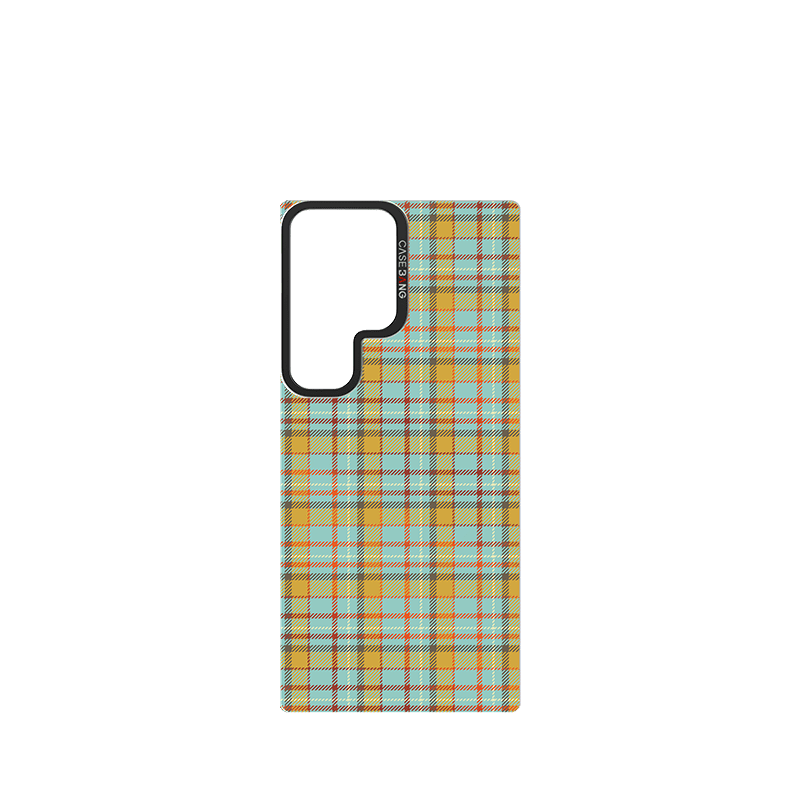 CaseBang 手机壳 Samsung S24 / Back Cover ENGLISH BLUE PLAID Imagisnap