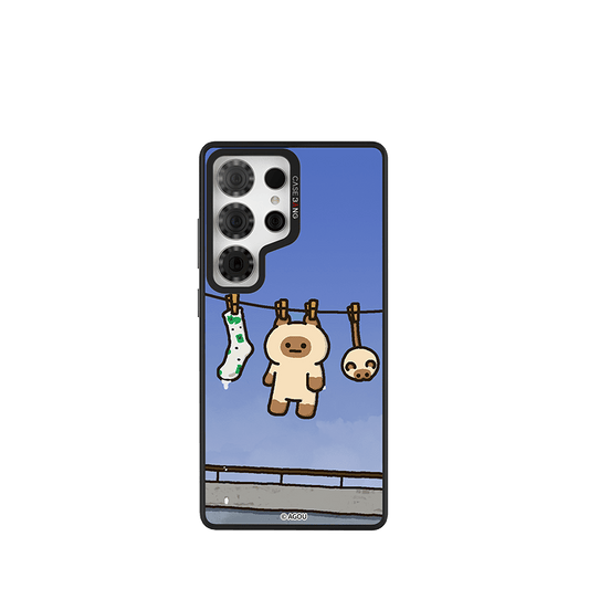 CaseBang 背盖 Samsung S24 / Back Cover+Base Case Hang Doggy Cat Imagisnap