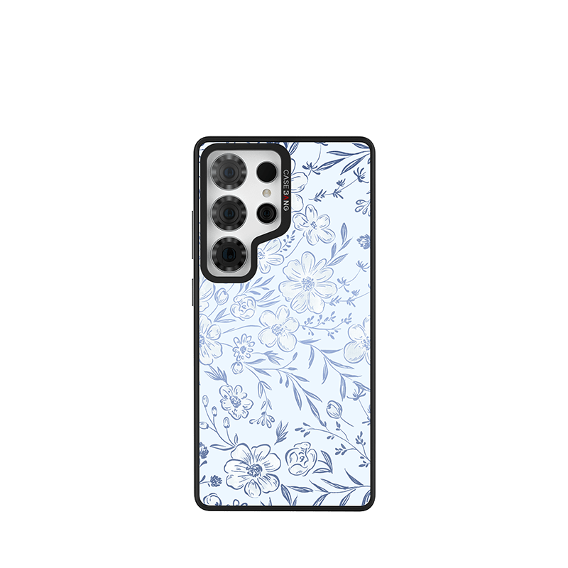 CaseBang 背盖 Samsung S24 / Back Cover+Base Case Little Blue Flowers Imagisnap